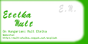 etelka mult business card